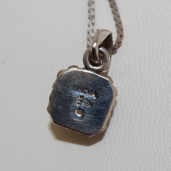 Silpada Sterling Silver Mother of Pearl Pendant Necklace - Picture 8 of 11